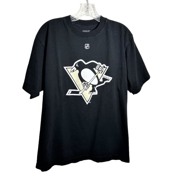 Reebok NHL Pittsburgh Penguins #2 Gill 100% Cotton T-Shirt, Size M - Picture 1 of 4